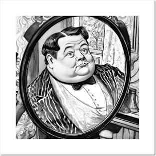Fatty Arbuckle draw Posters and Art